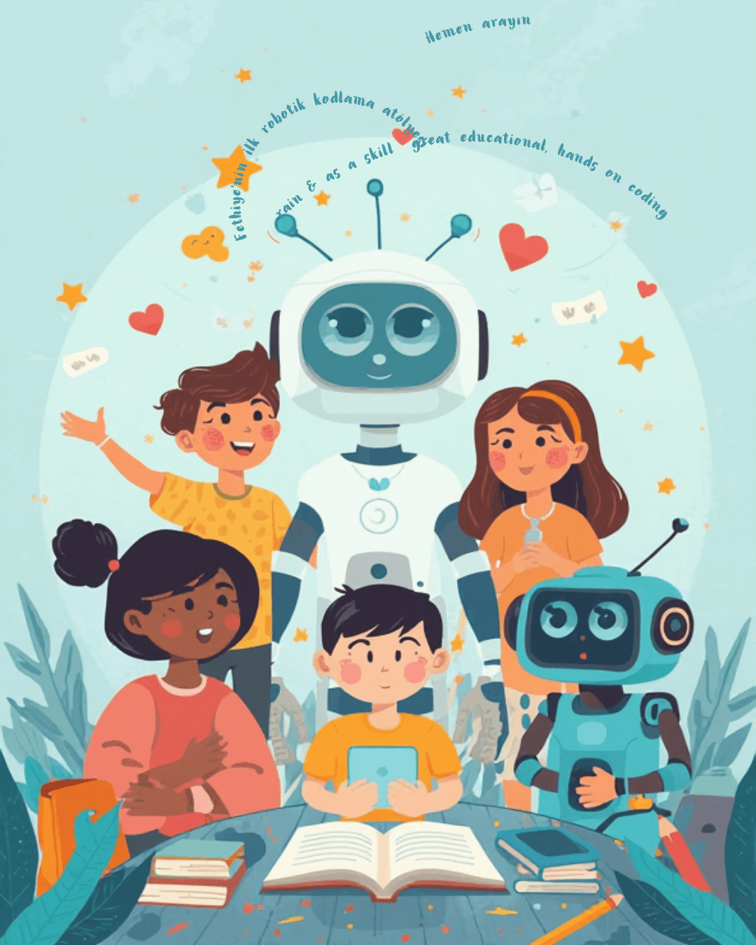 Kodlama dersi - Öğrenciler programlama öğreniyor